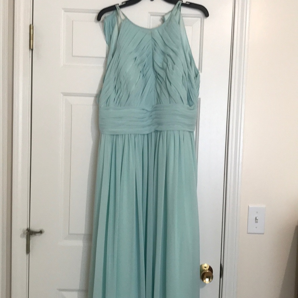 Mint Chiffon Bill Levkoff dress size 16